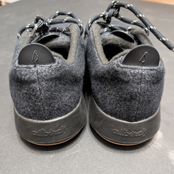 Allbirds Gray Merino Wool Runner Sneakers Black Khaki Mens Size 9 - Picture 2 of 9